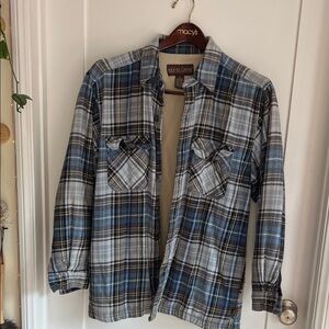 Moose Creek Men's Checkered Shirt Jacket Flannel